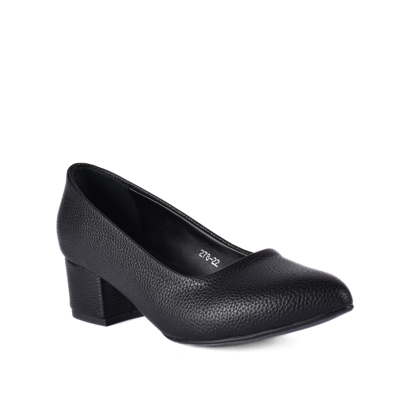 Basic Heeled Shoe Black Melouk
