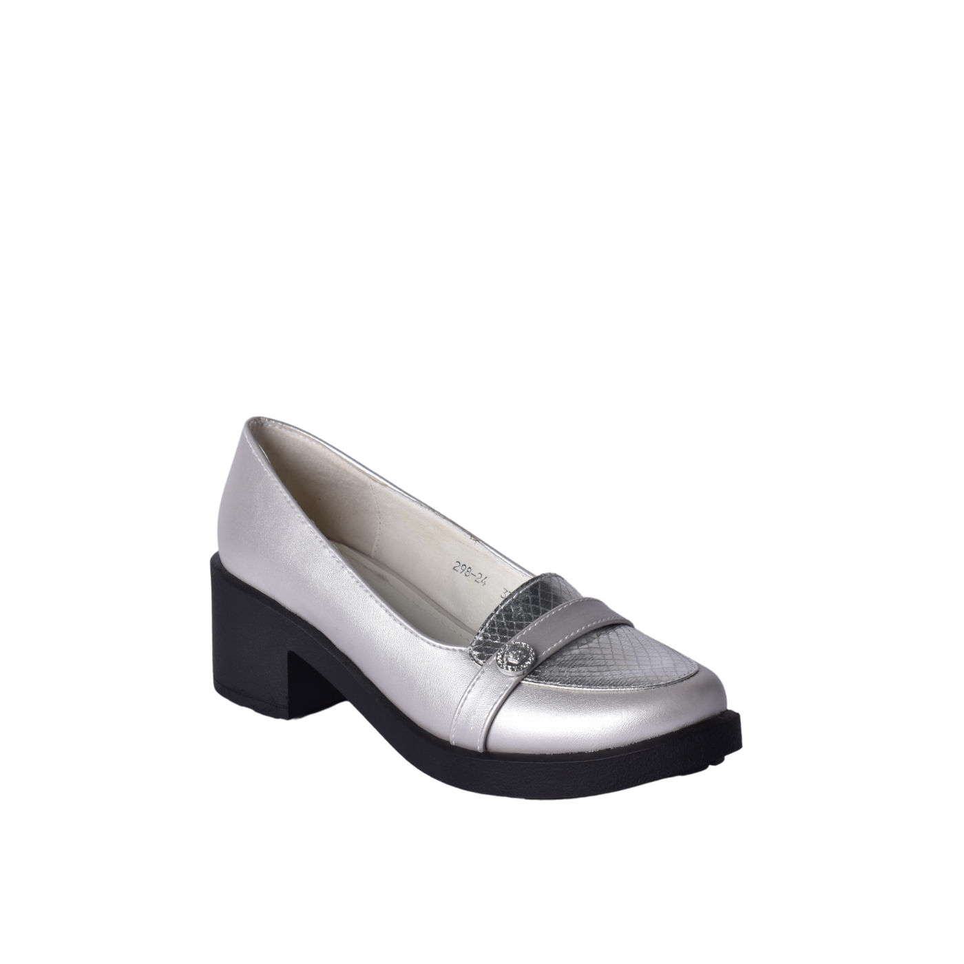 Leather Casual Loafer With Studs Melouk