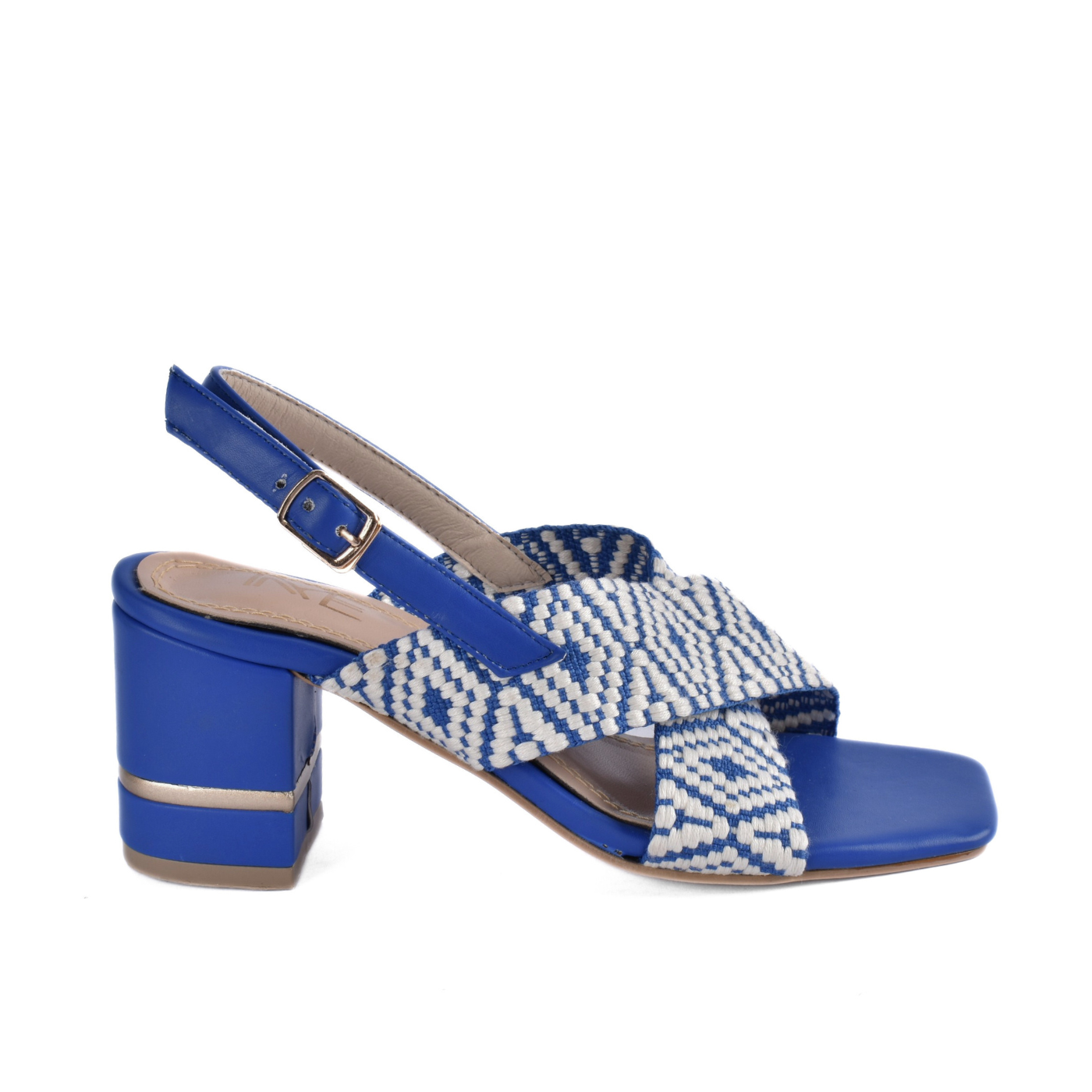 Elegant Cross-Strap Sandal Featuring A Beautifully Embellished Strap Melouk