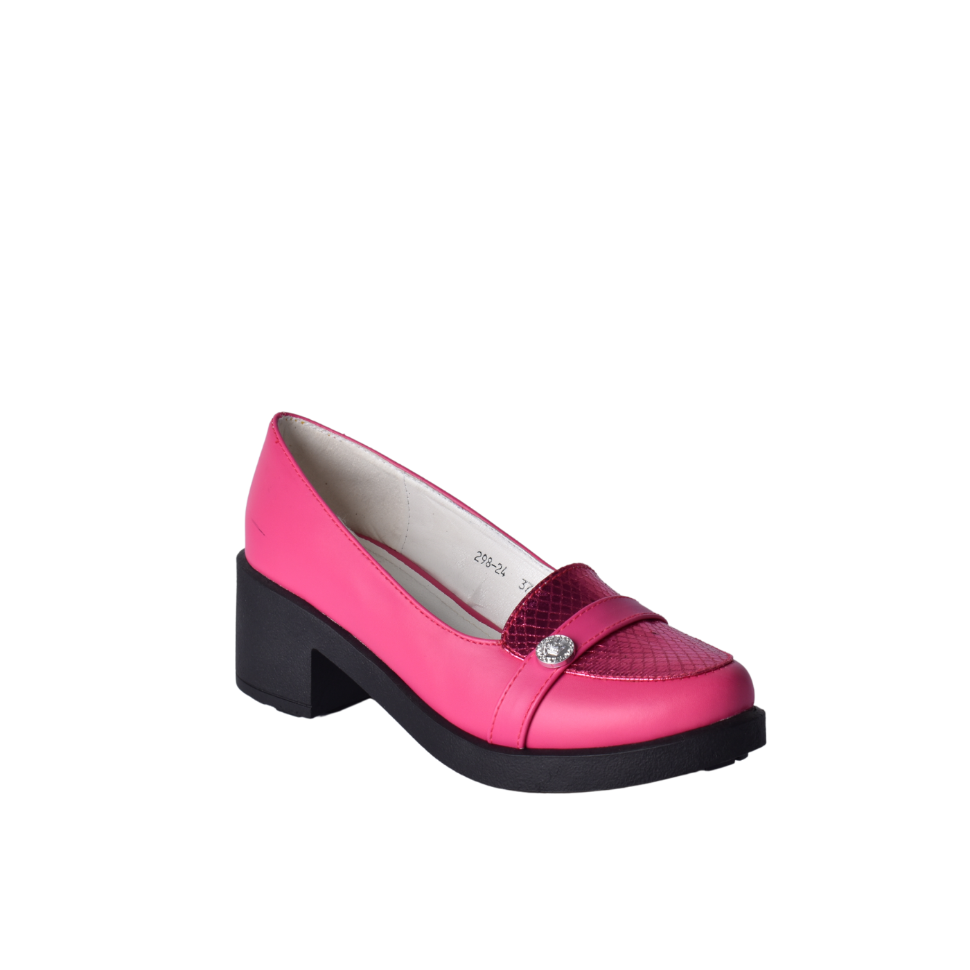Leather Casual Loafer With Studs Melouk