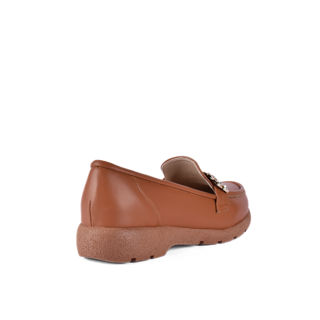 Basic Leather Shoe with Elastic Side