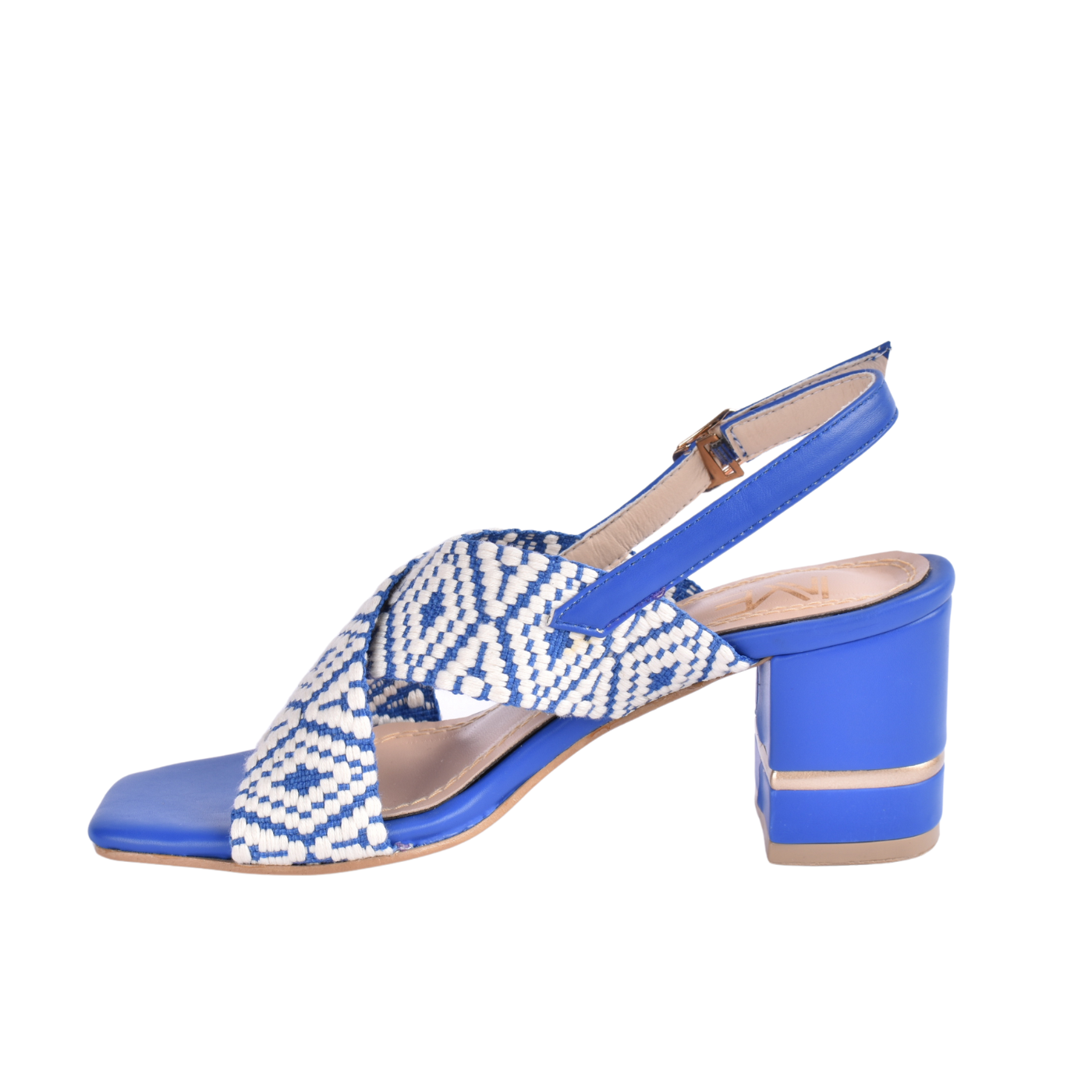 Elegant Cross-Strap Sandal Featuring A Beautifully Embellished Strap Melouk