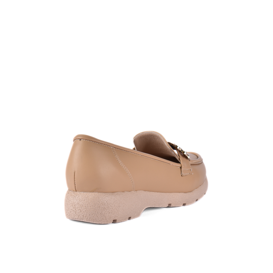 Basic Leather Shoe with Elastic Side