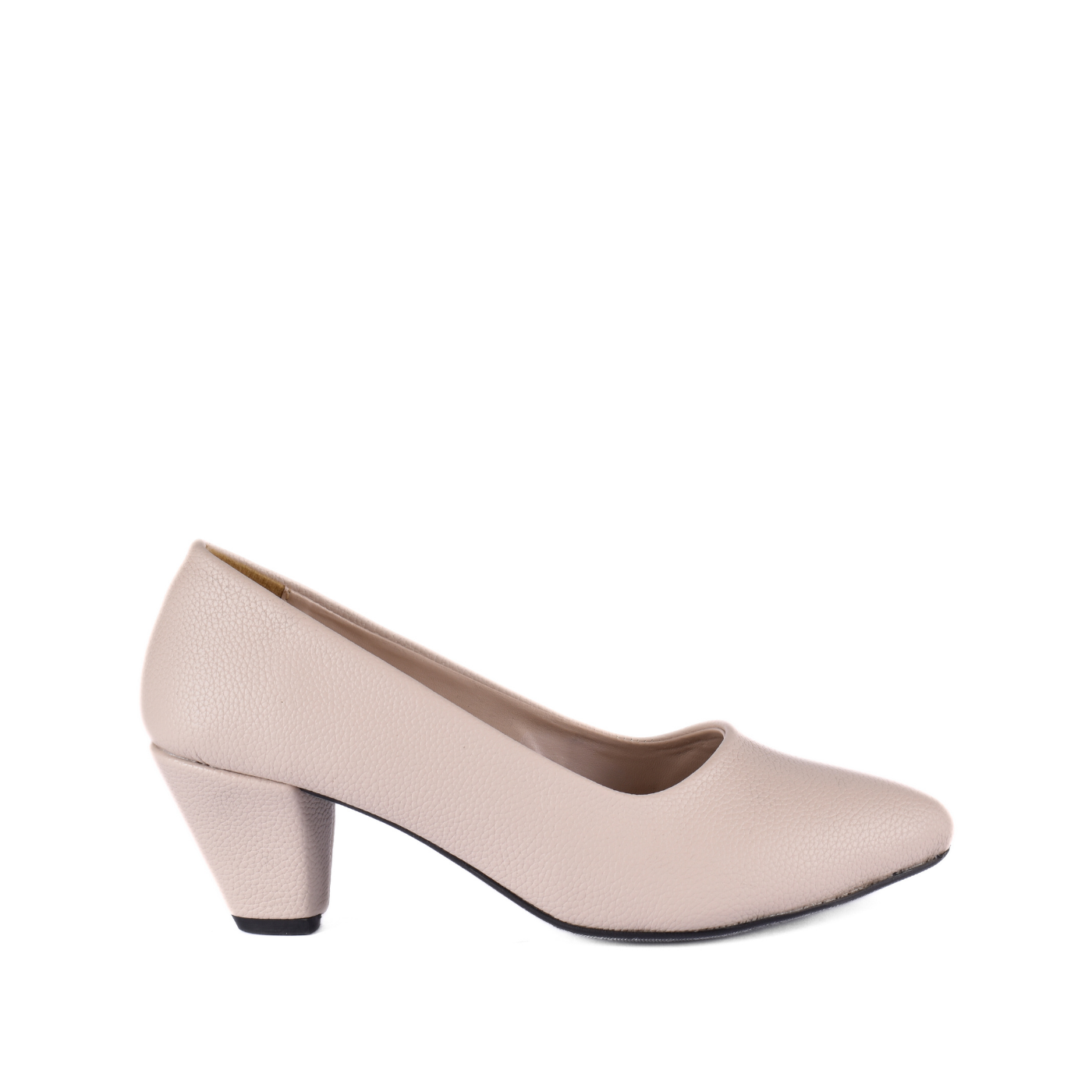 Decollete Leather  Heels