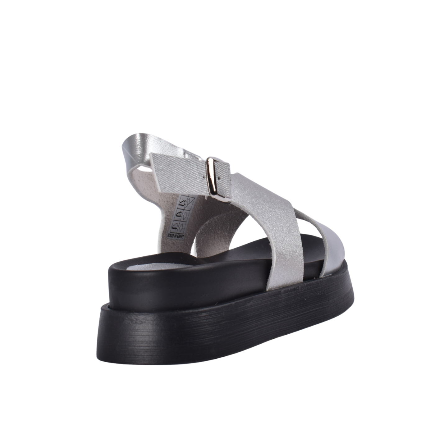 Double buckle strap sandals