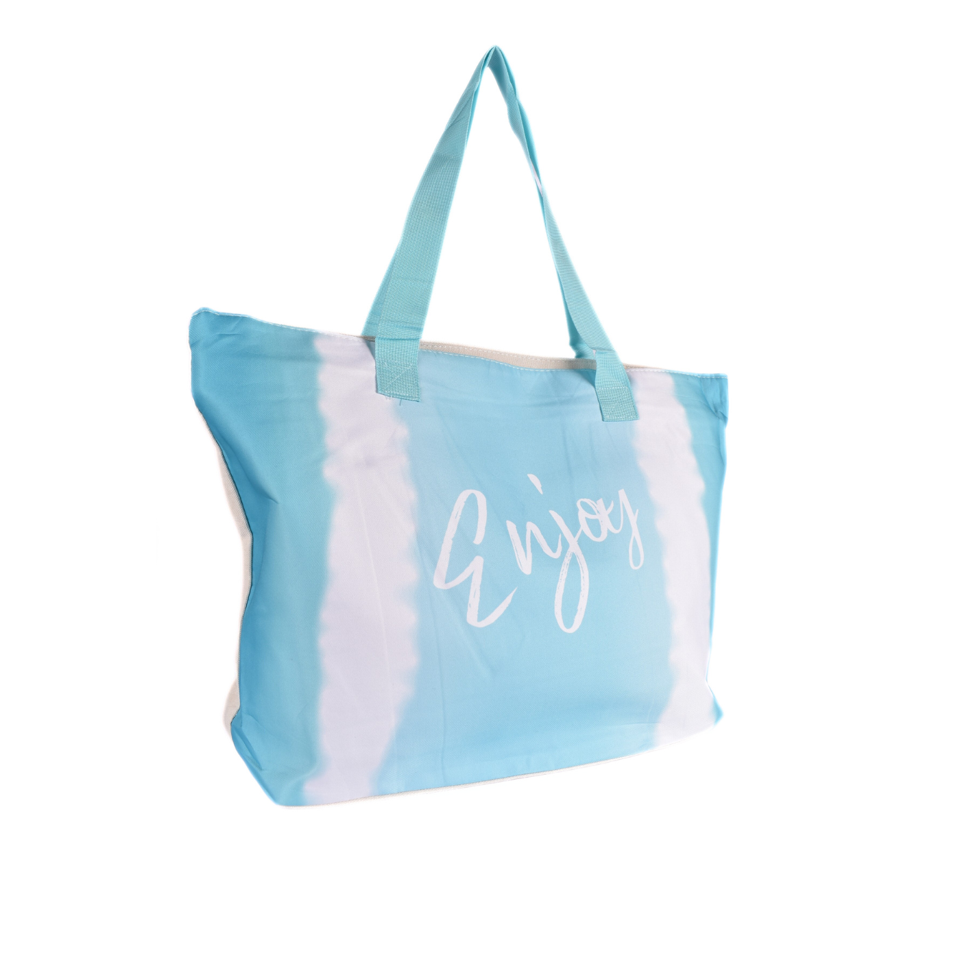 Enjoy Summer Vibes Tie-Dye Beach Bag Light Blue Melouk