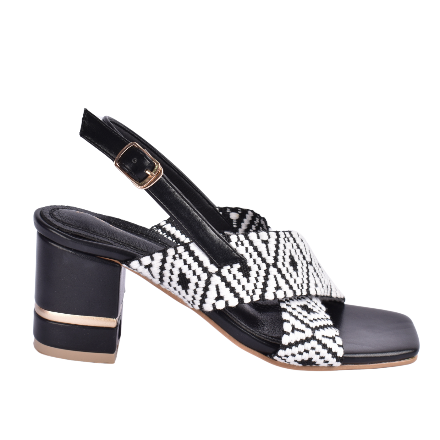 Elegant Cross-Strap Sandal Featuring A Beautifully Embellished Strap Melouk