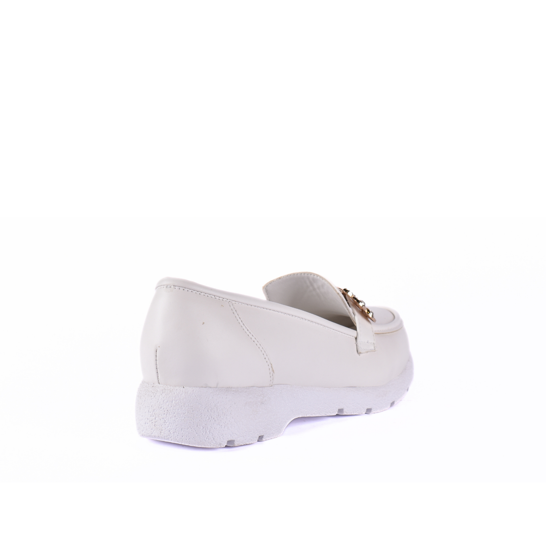 Basic Leather Shoe with Elastic Side