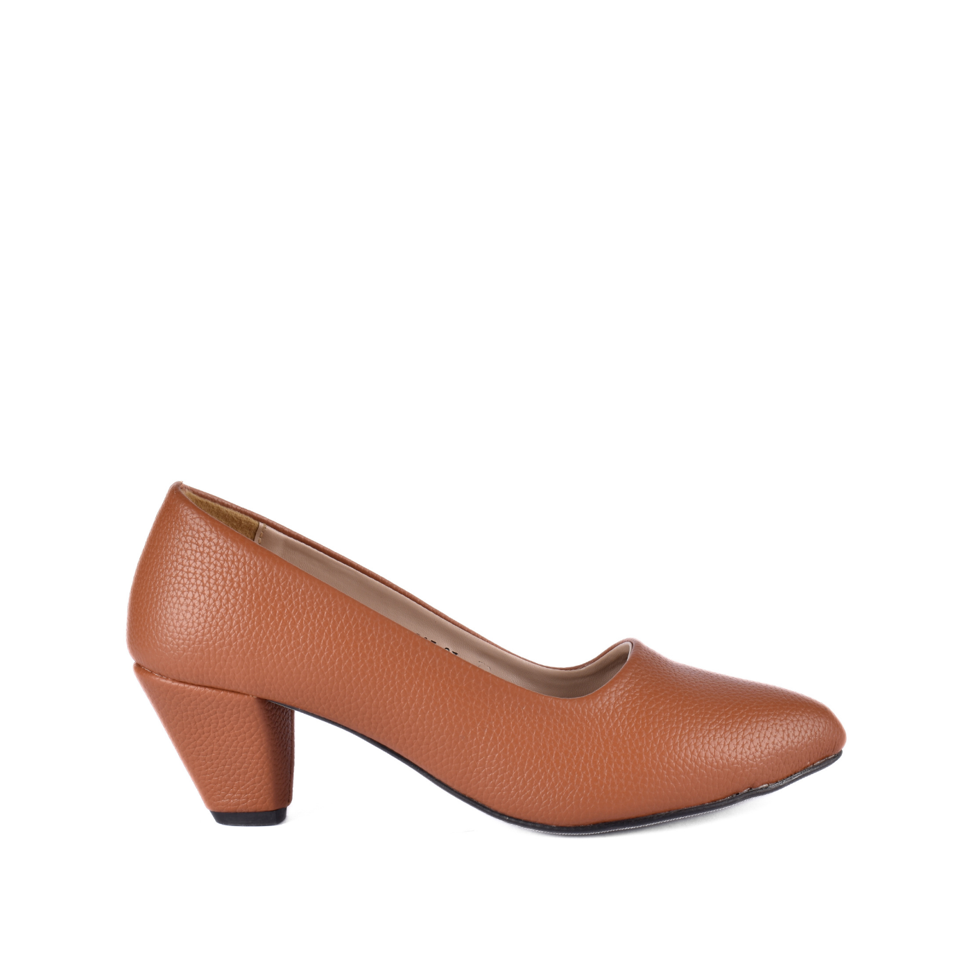 Decollete Leather  Heels