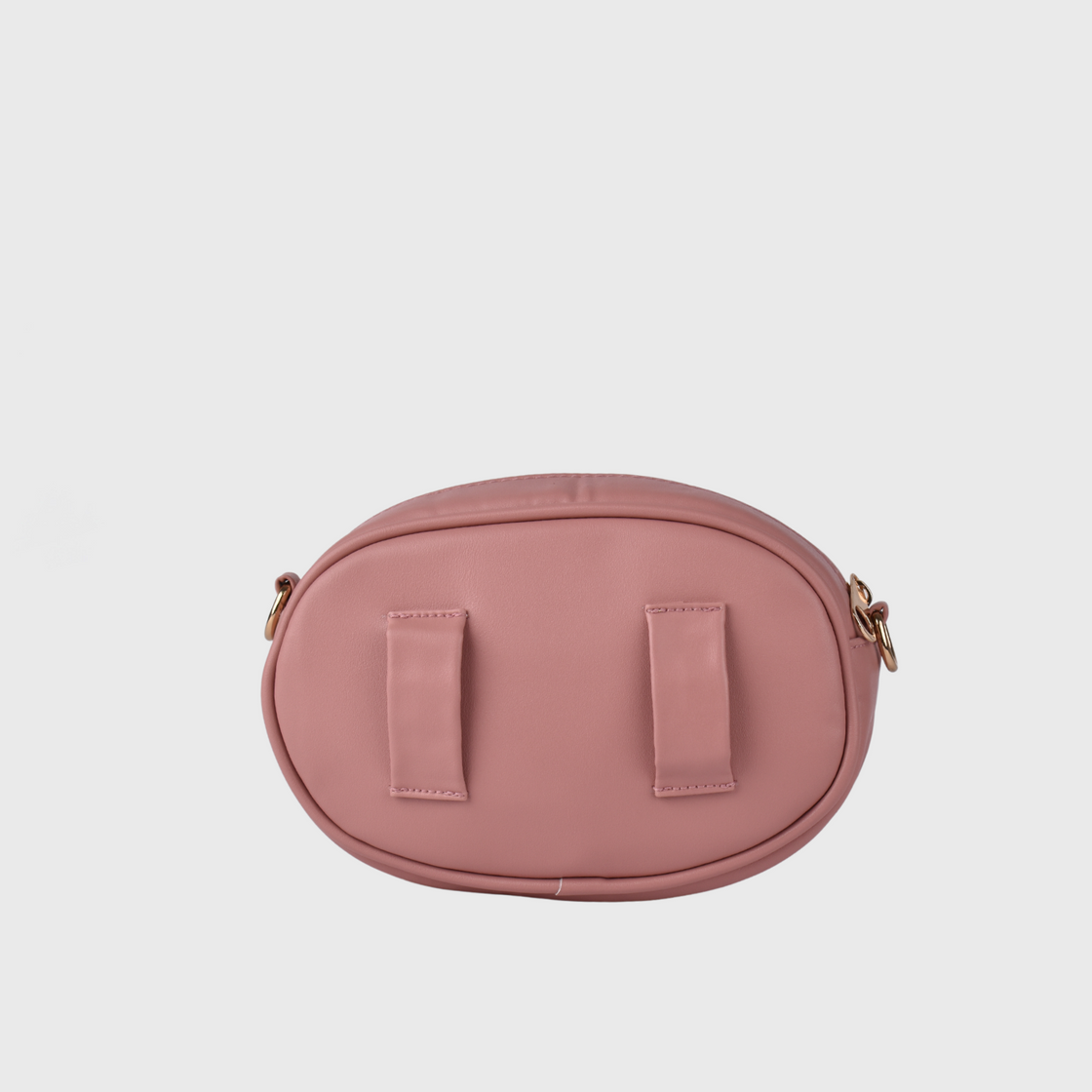 Light Pink Mini Leather Cross Body Bag