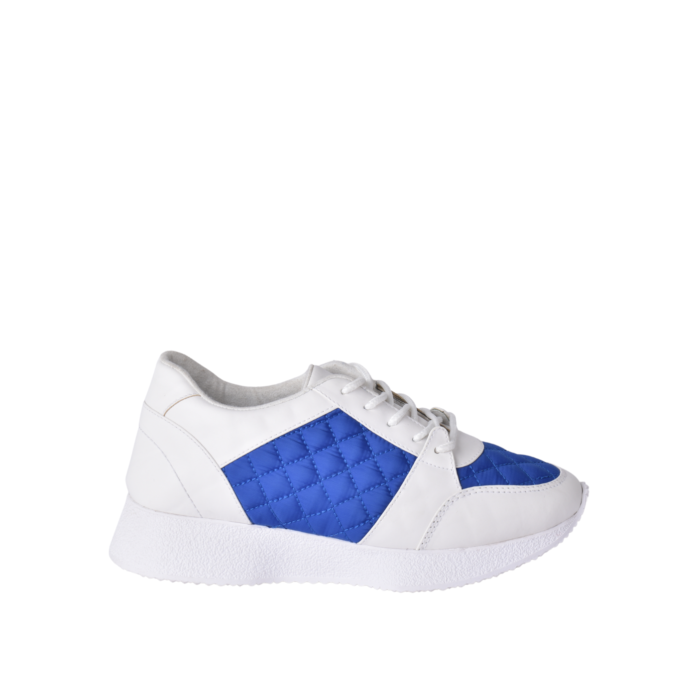 Fashionable Sneaker With Trims Blue Melouk