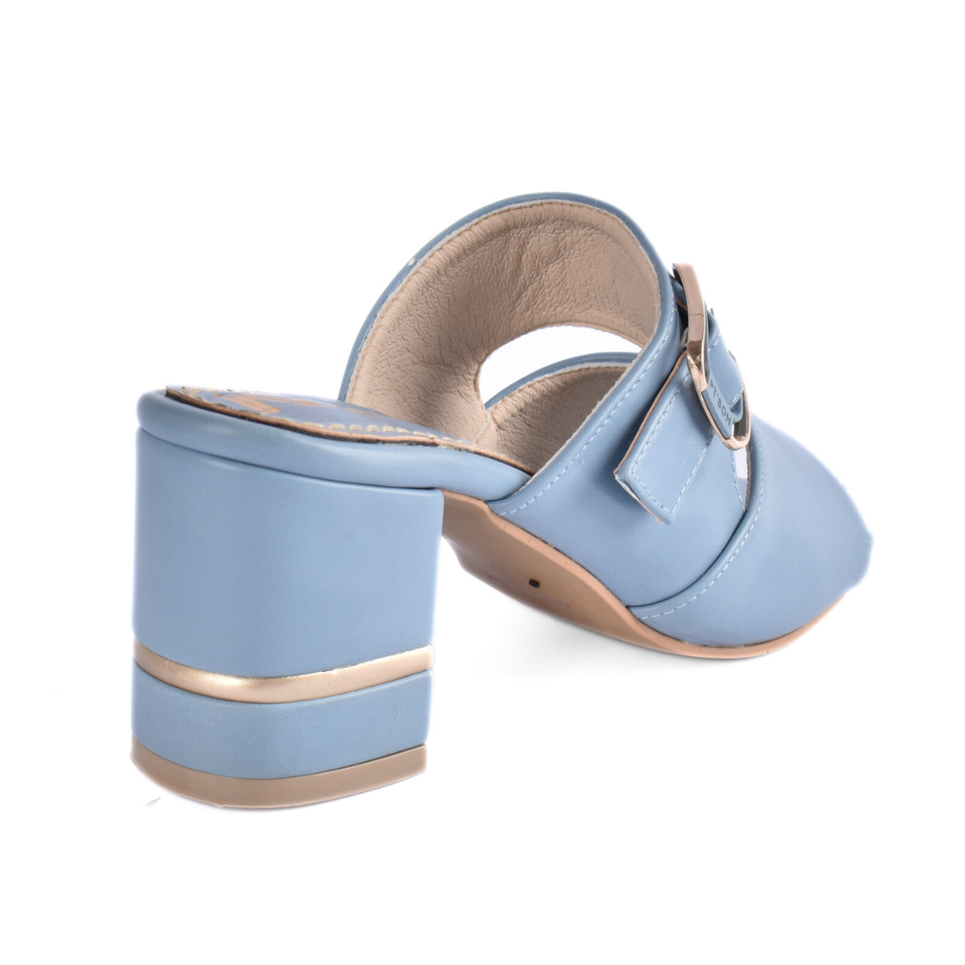 Classy Heeled Flip Flop With Detiles Melouk