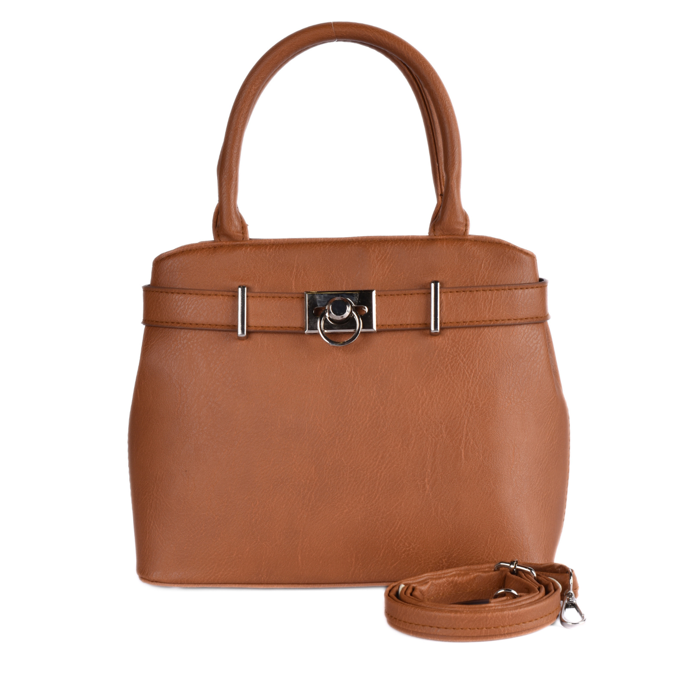 Classic Structured Handbag havana Melouk