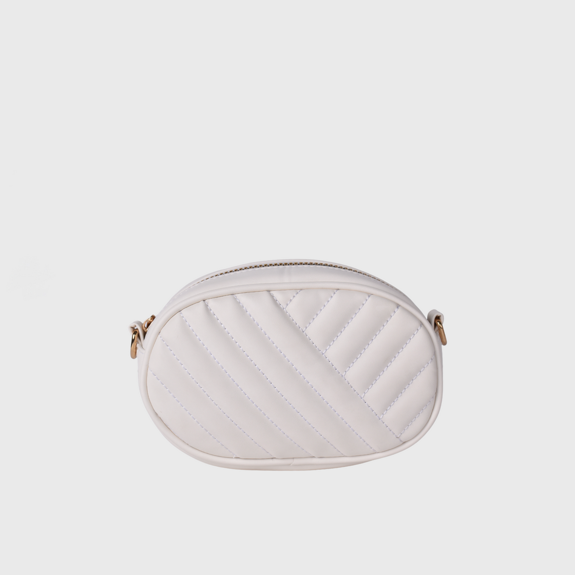 White Mini Leather Cross Body Bag