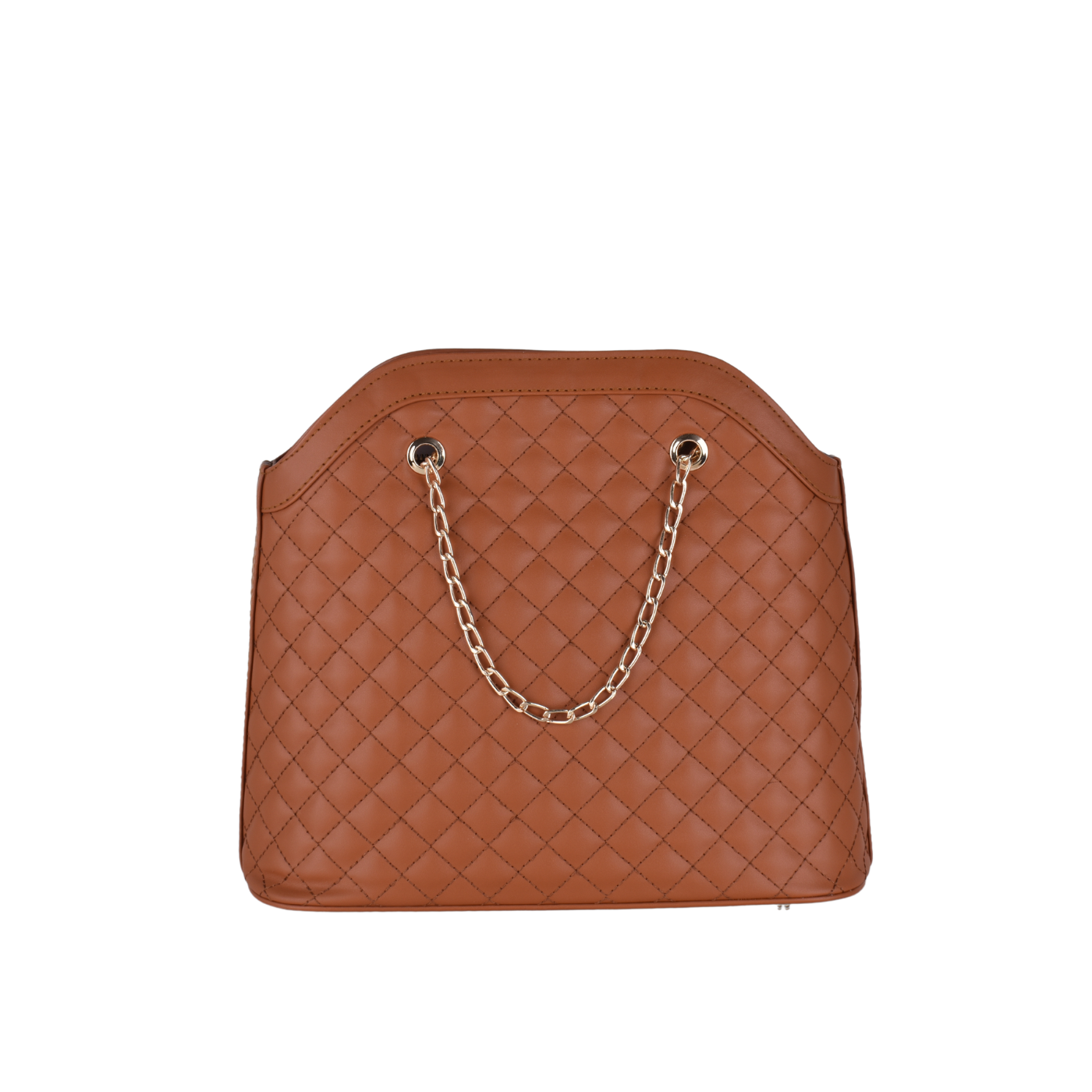 Embossed Leather Shoulder Bag Havana Melouk