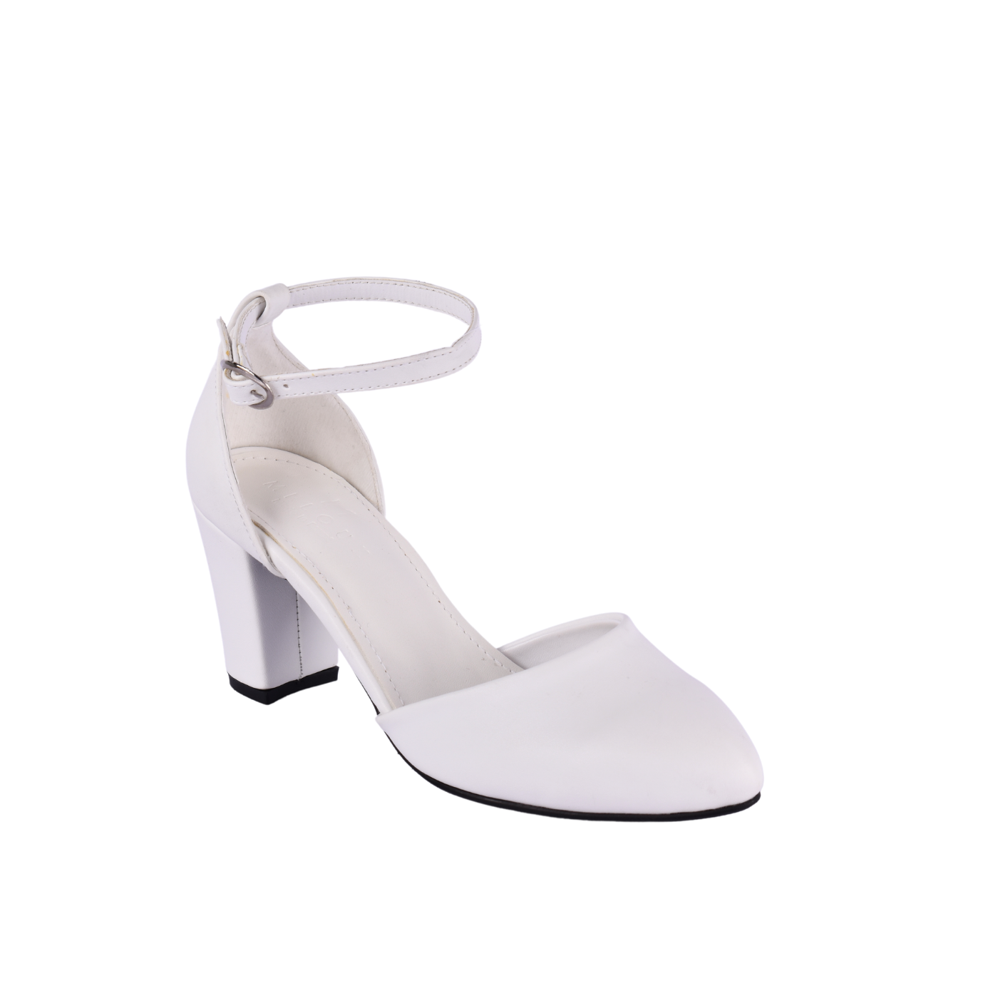 Basic Heeled Shoe White Melouk