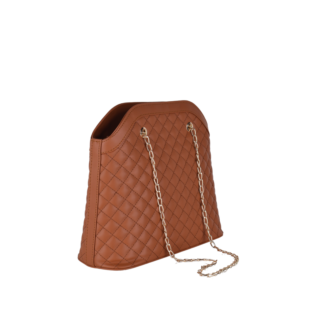 Embossed Leather Shoulder Bag