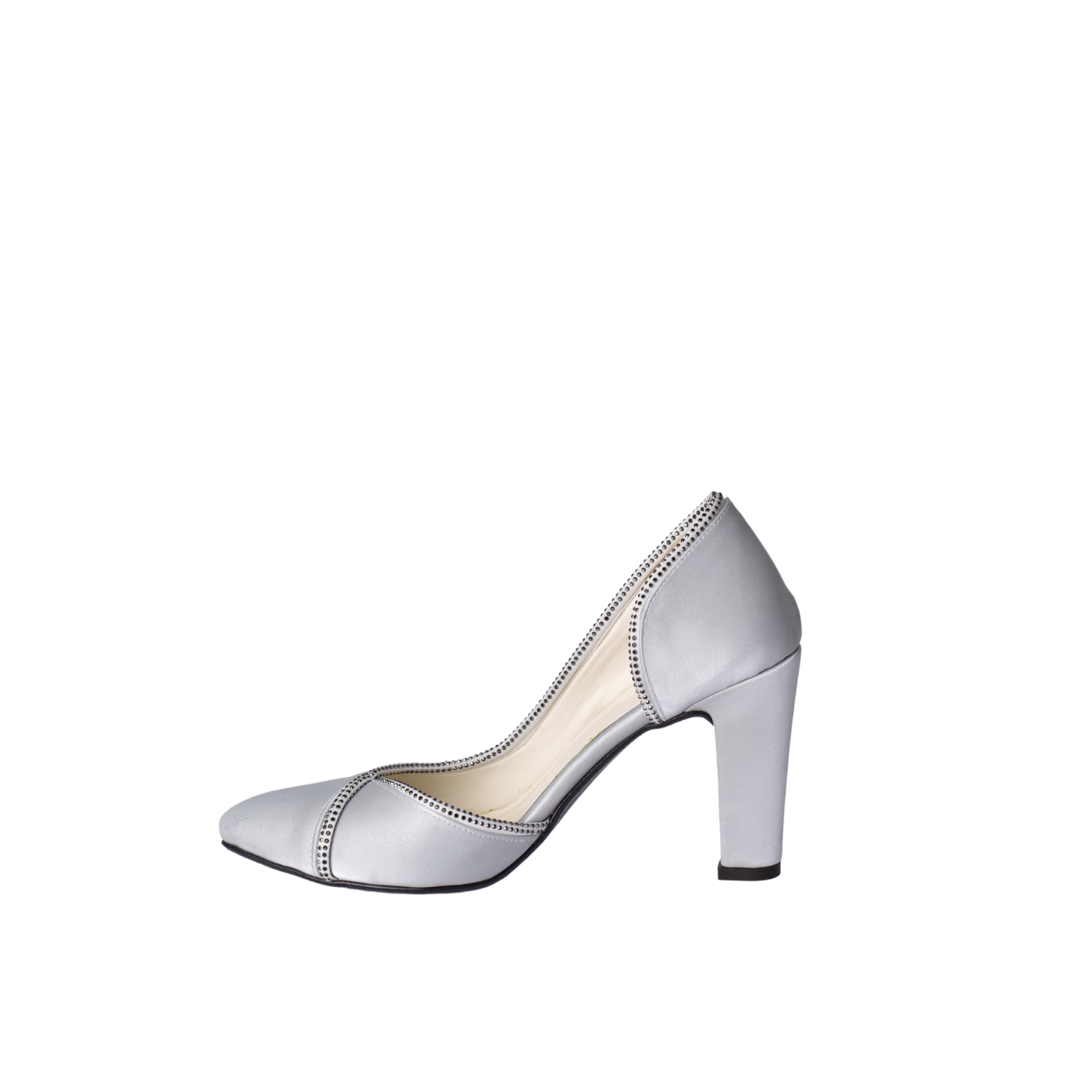 Decorative Pearls Pointed High Heels Pumps