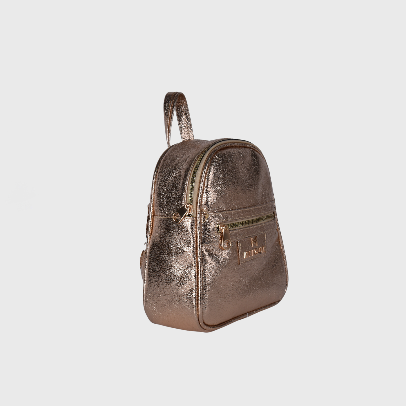 Backpack Leather Bag Coral