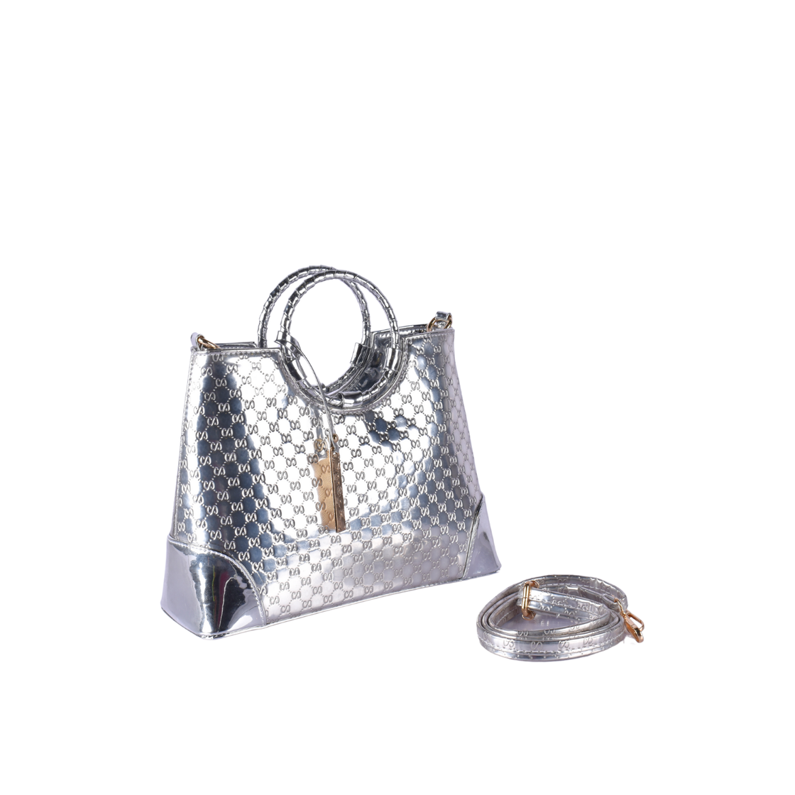 Shiny Handbag with Handle