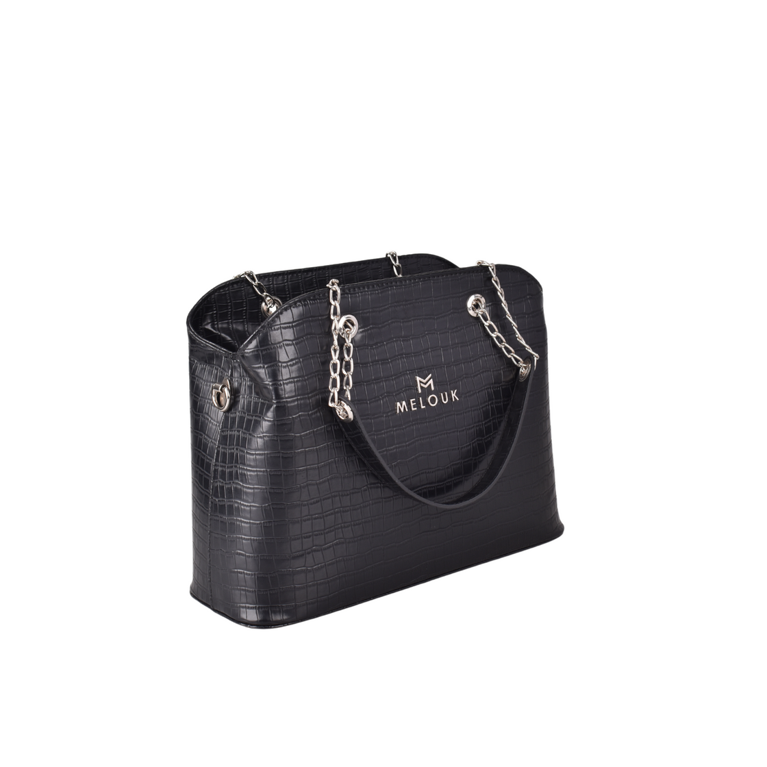 Embossed Leather Handbag