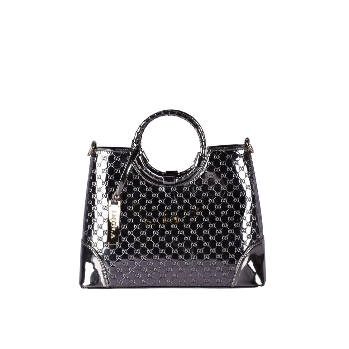 Shiny Handbag with Handle