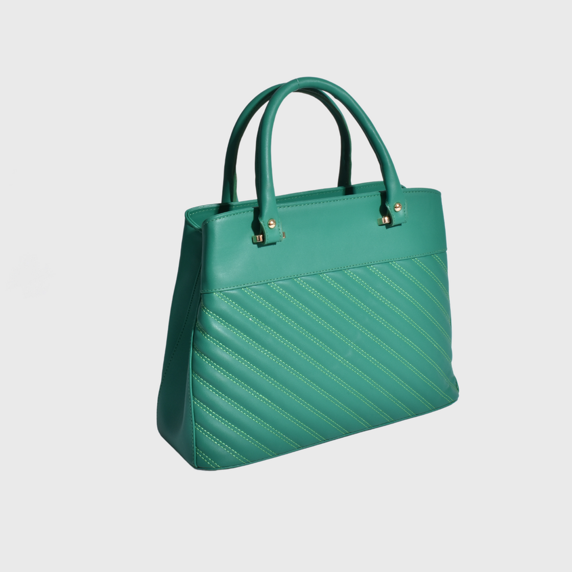 Green Classic Leather Handbag