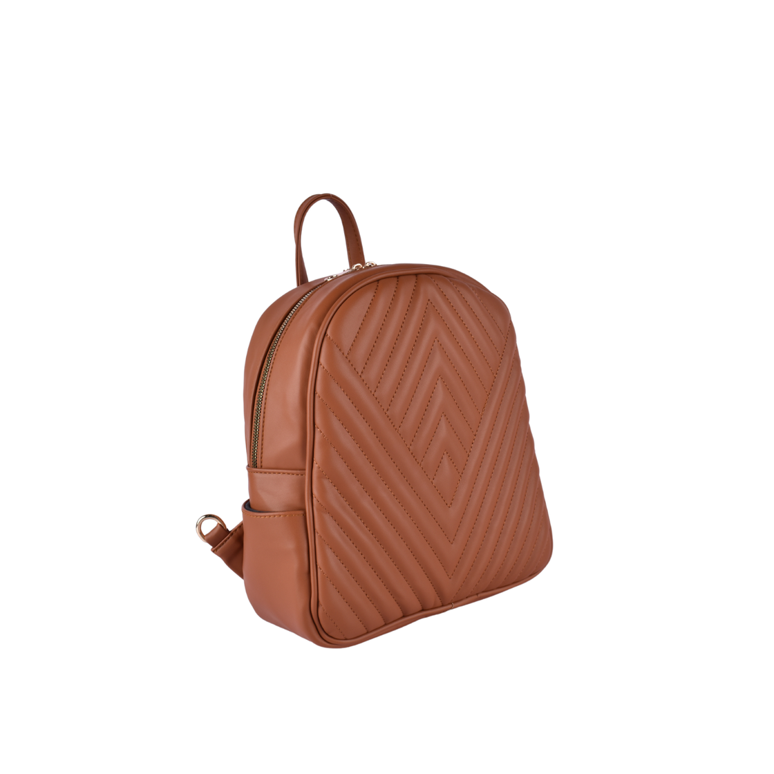 Lined Leather Backpack Bag