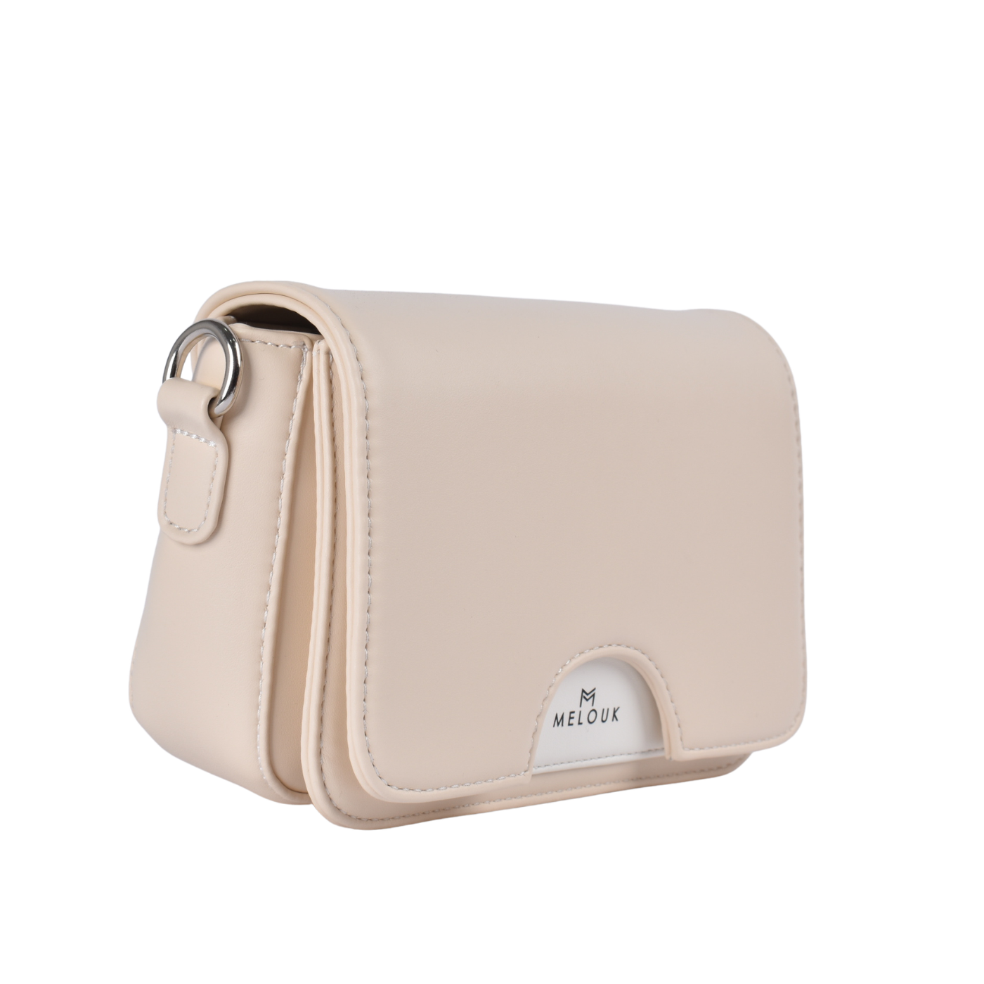 Minimal Leather Crossbody Bag with Elegant Details