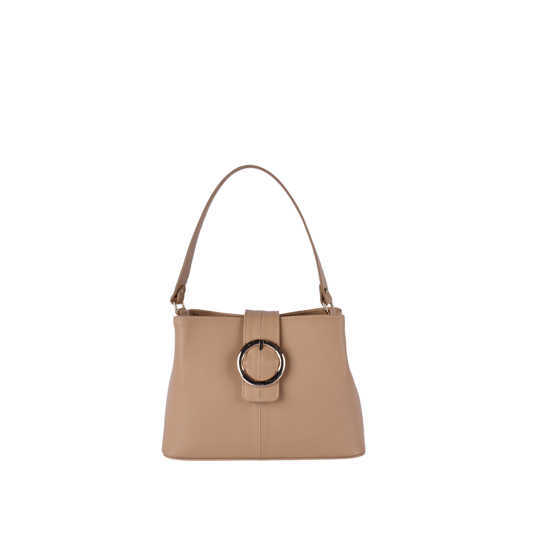 Basic Leather Shoulder Bag