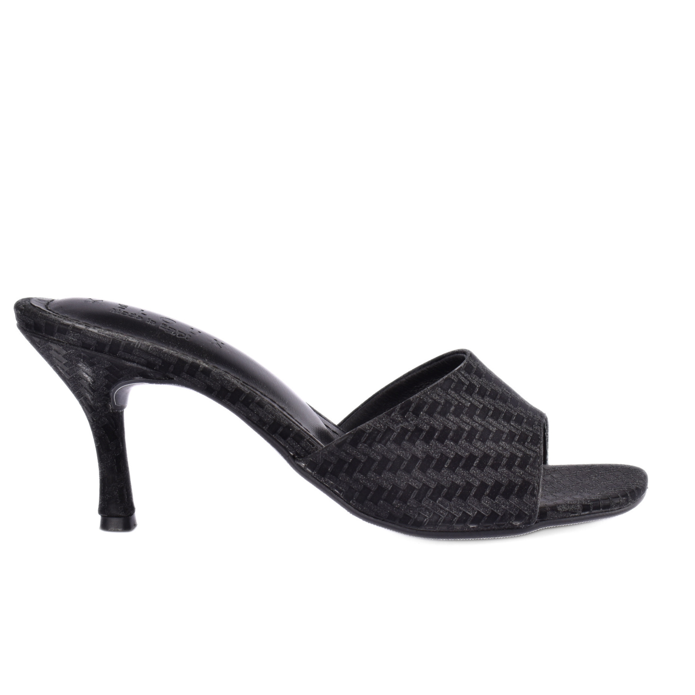 Elegant High Heel Sandal With Sparkling Finish Melouk
