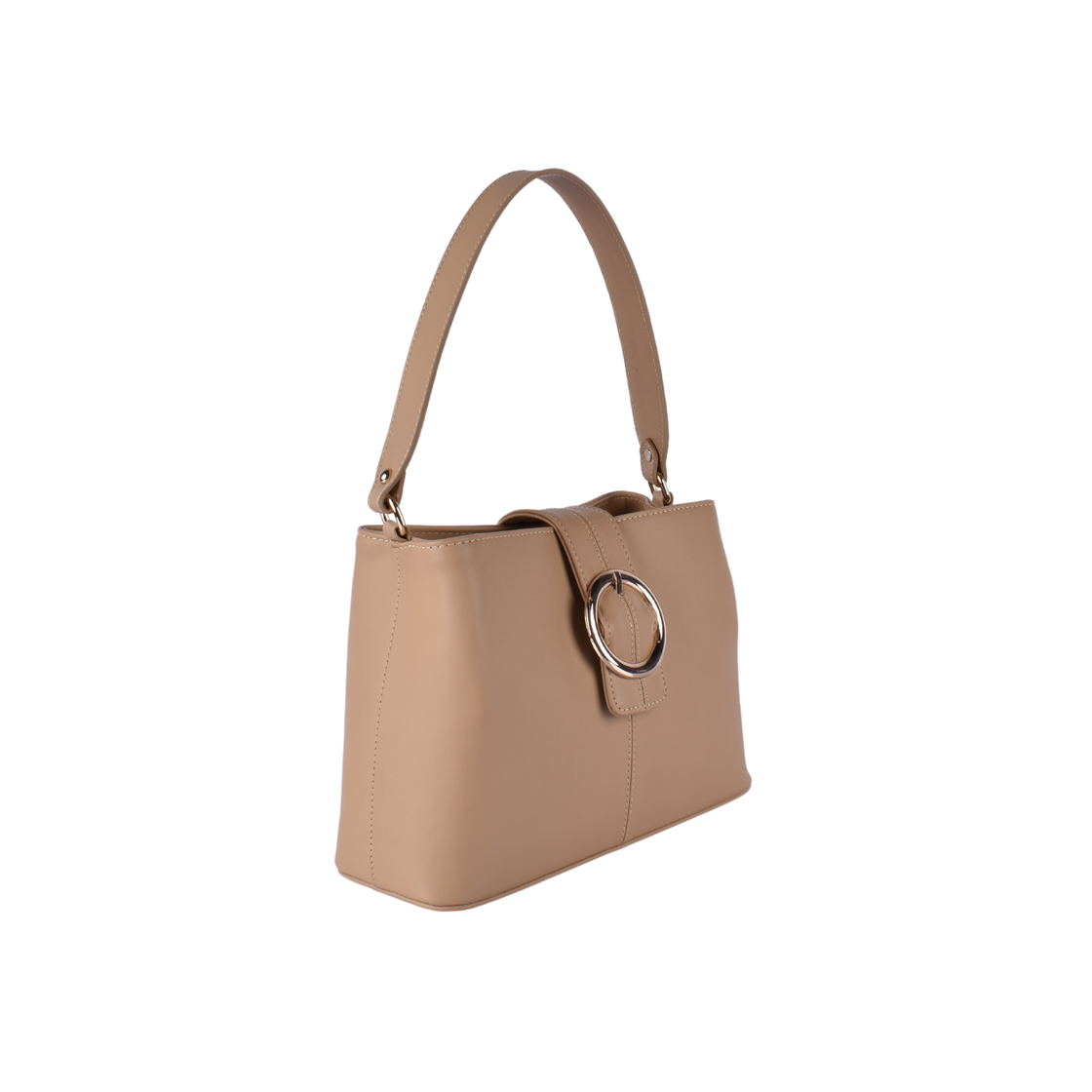 Basic Leather Shoulder Bag