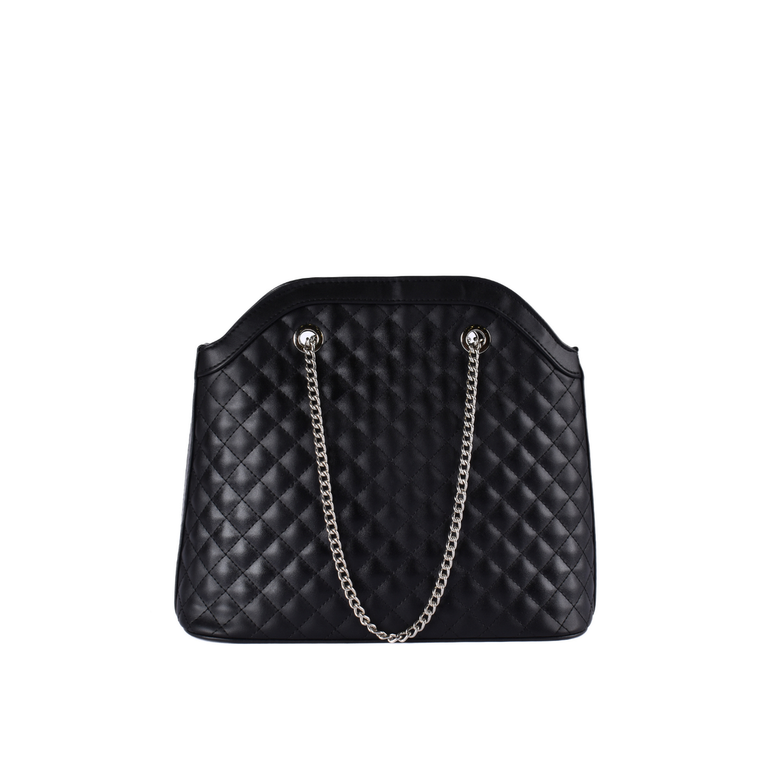 Embossed Leather Shoulder Bag