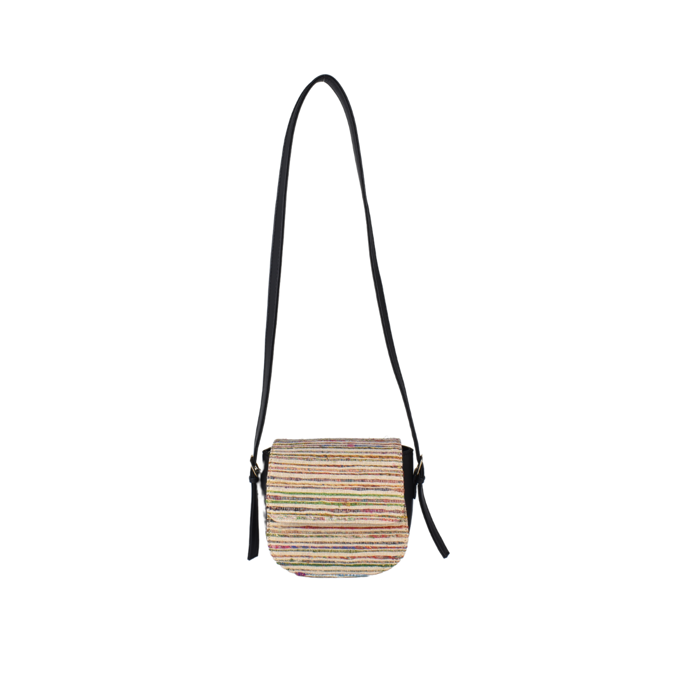 Shoulder Bag With Details Black Melouk