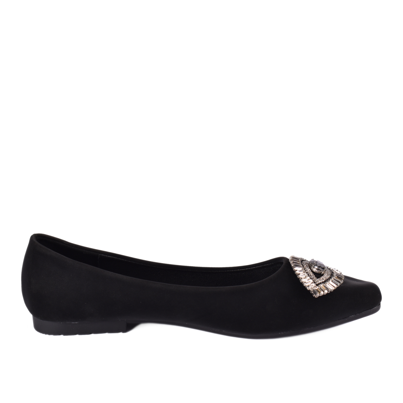 Tudded Throat Slip On Leather Flats Melouk