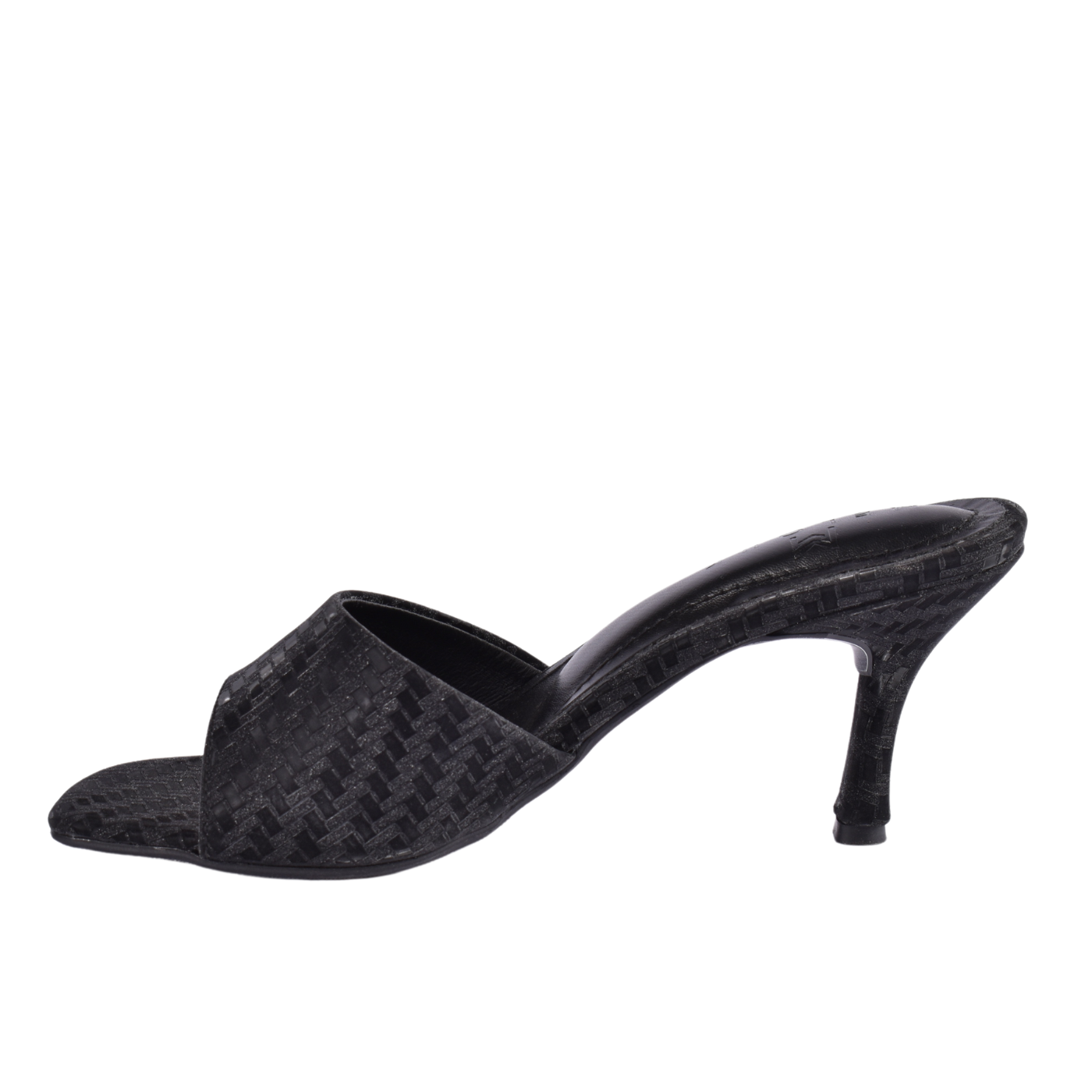 Elegant High Heel Sandal With Sparkling Finish Melouk