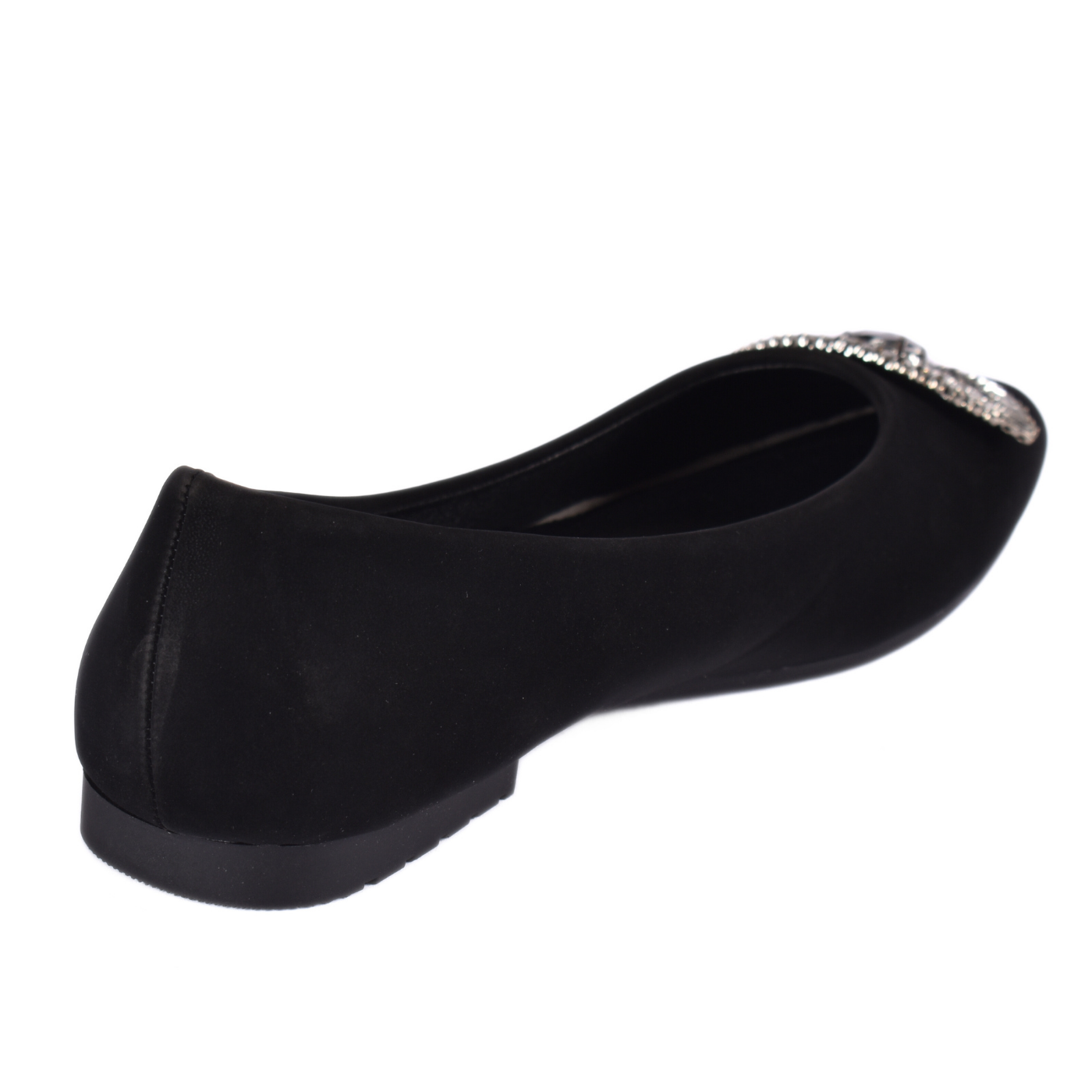 Tudded Throat Slip On Leather Flats Melouk