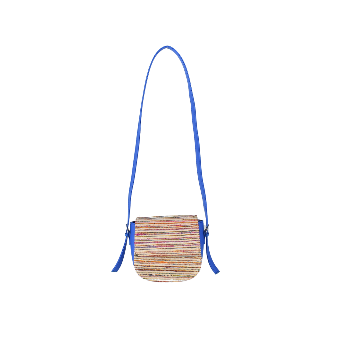 Shoulder Bag With Details Blue Melouk