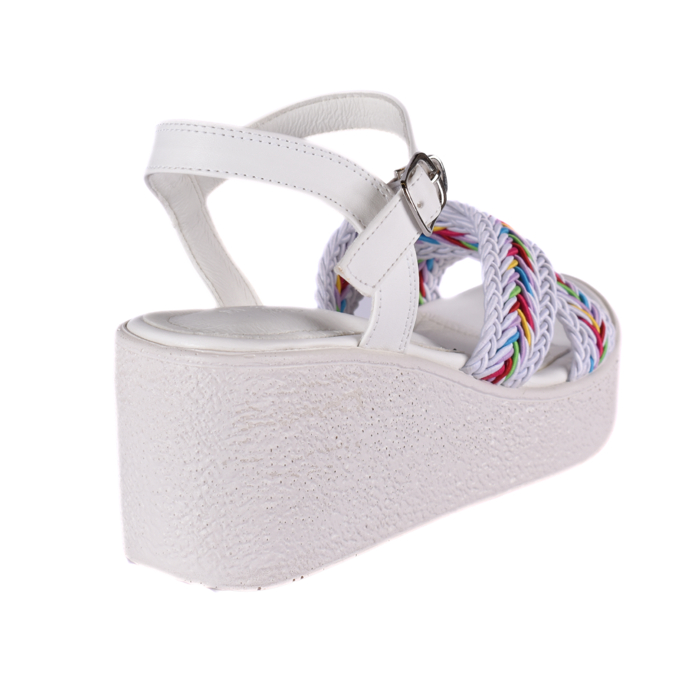 Elegant Cross-Strap Sandal Featuring A Beautifully Embellished Strap Melouk