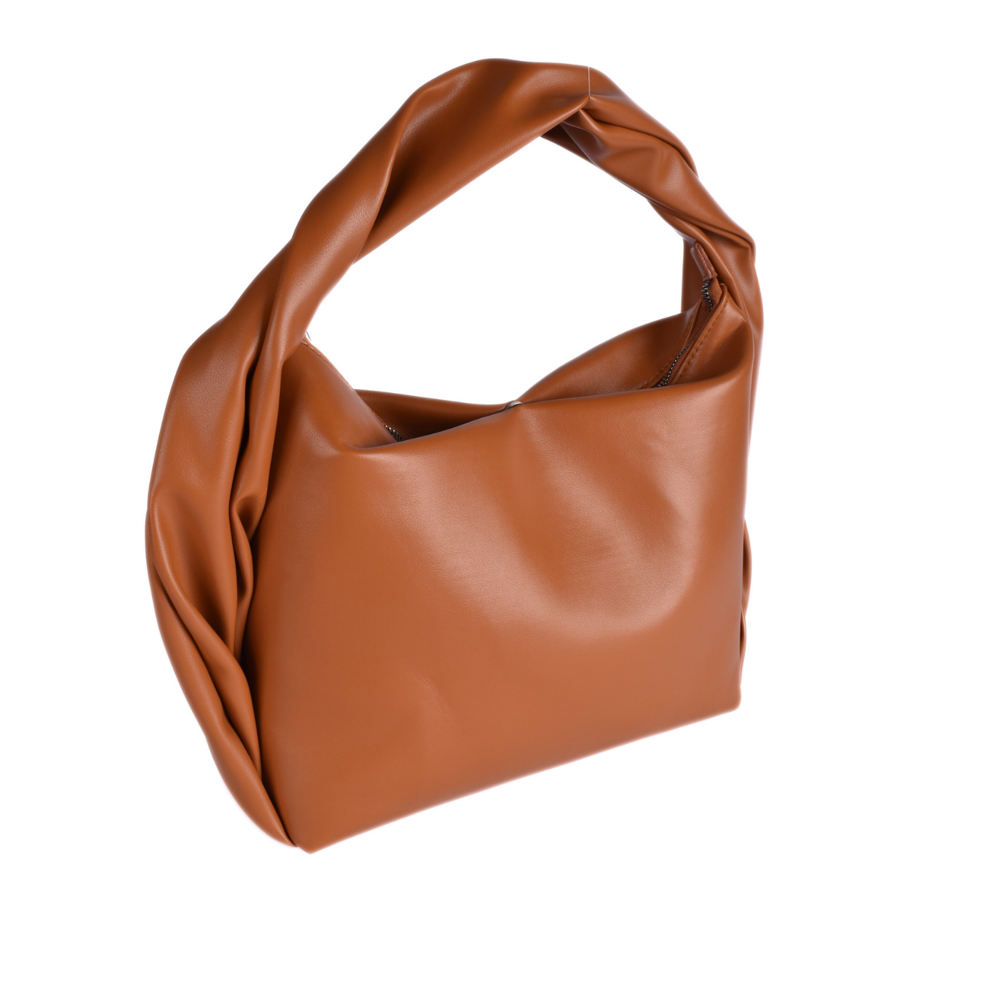 Zipper Closure Shoulder Bag