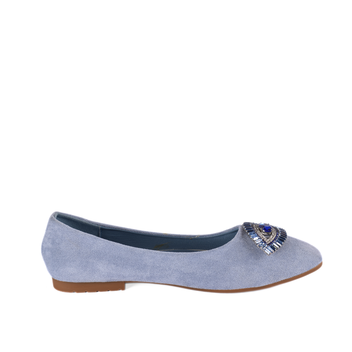 Tudded Throat Slip On Leather Flats Melouk