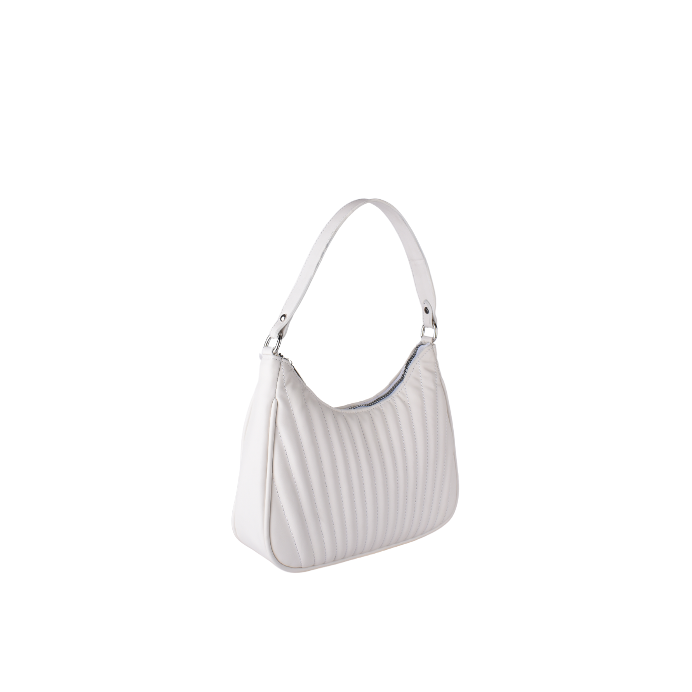 Shoulder Bag With Mini White Melouk