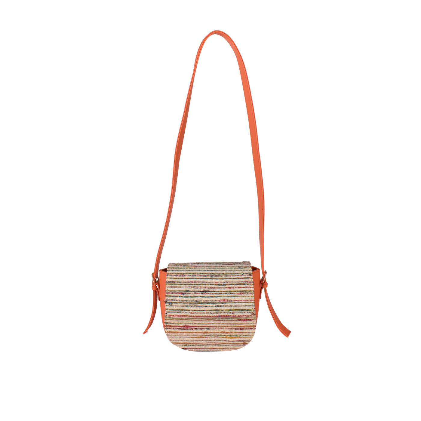 Shoulder Bag With Details Orange Melouk