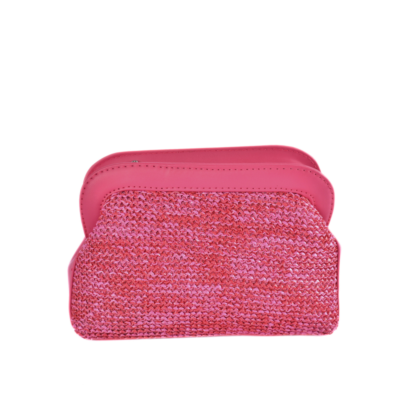 Chic Textured Clutch Fuchsia Melouk