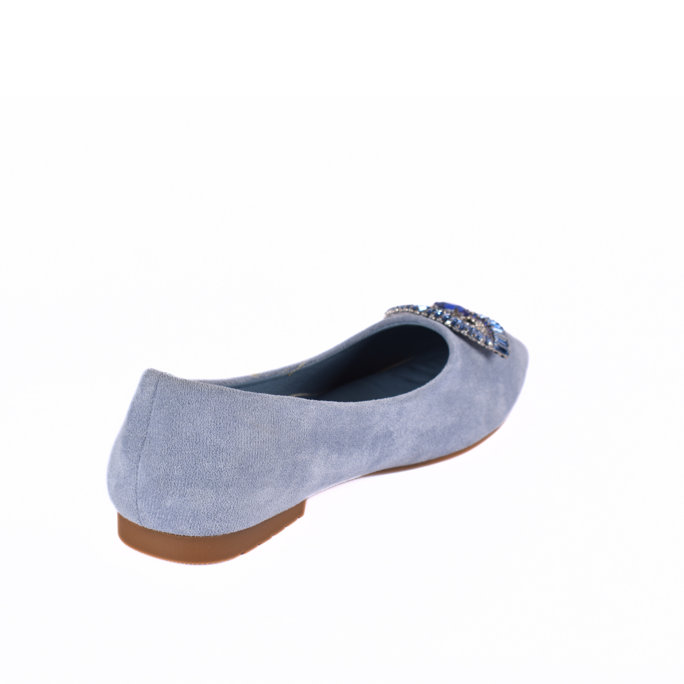 Tudded Throat Slip On Leather Flats Melouk