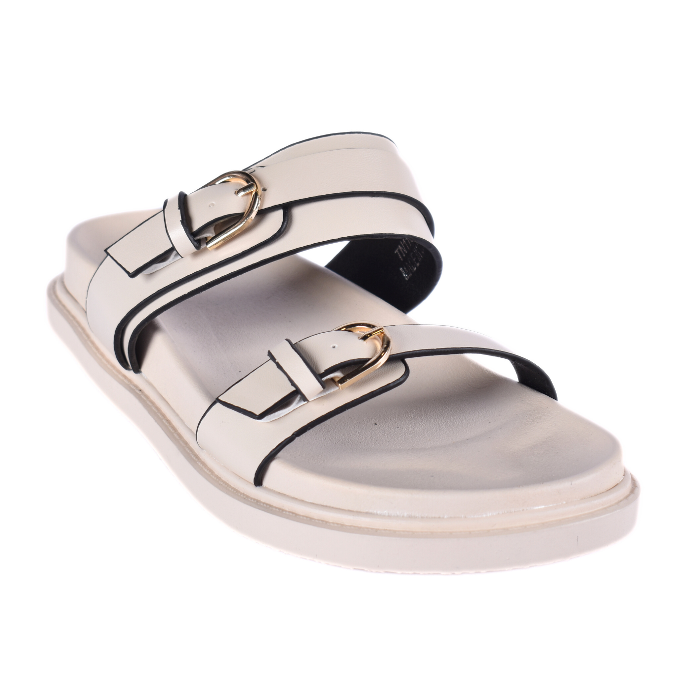 Straps Flat Slippers with details