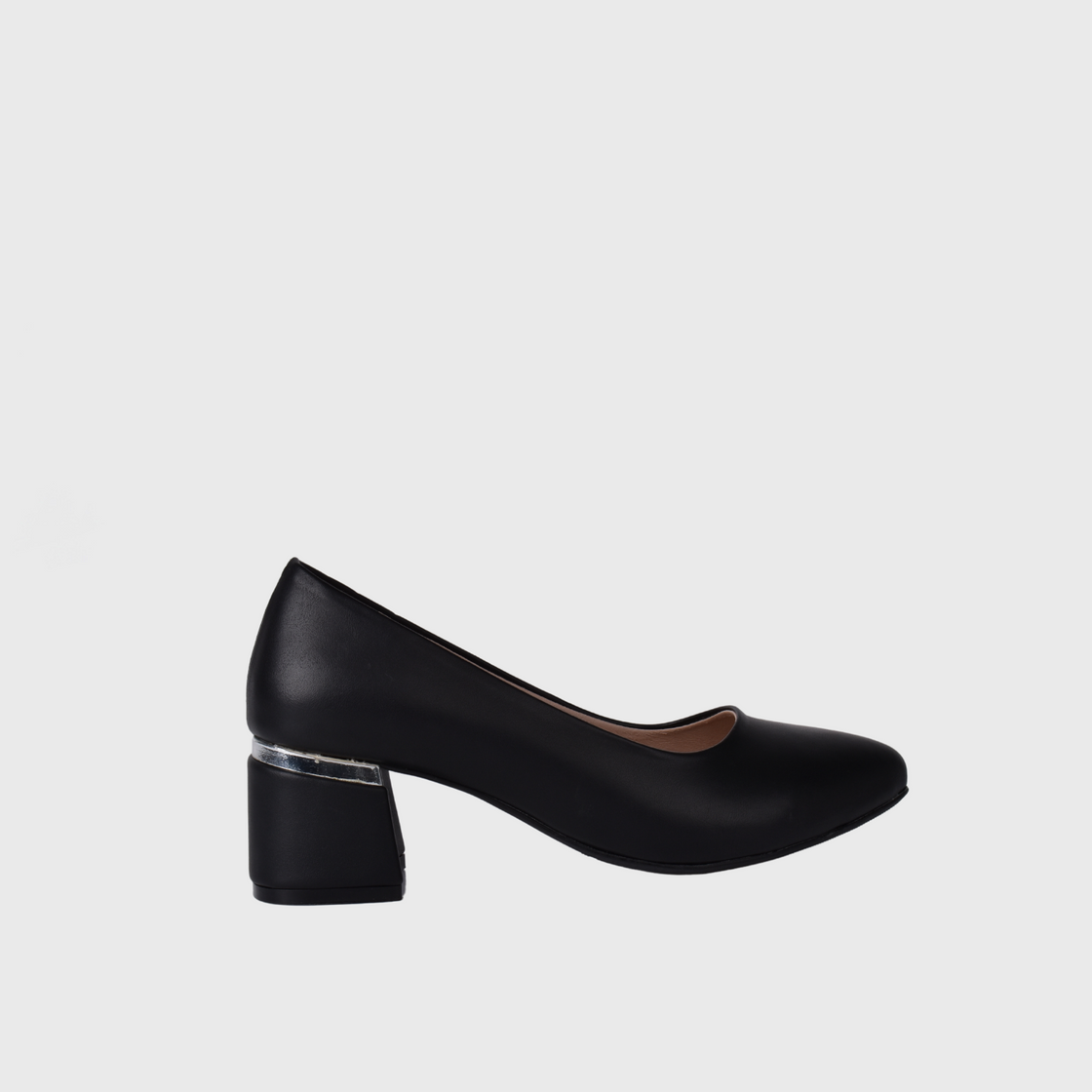 Black Basic Leather Shoe