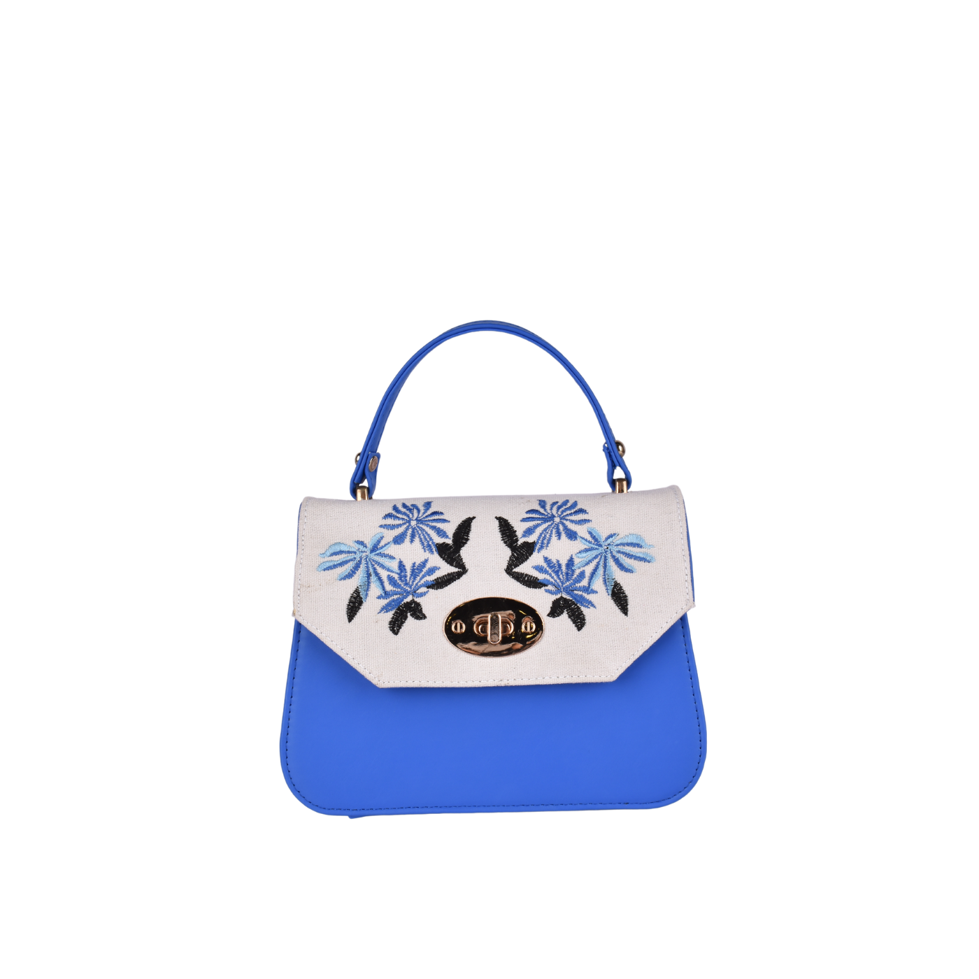 Simple Crossbody Bag Blue Melouk