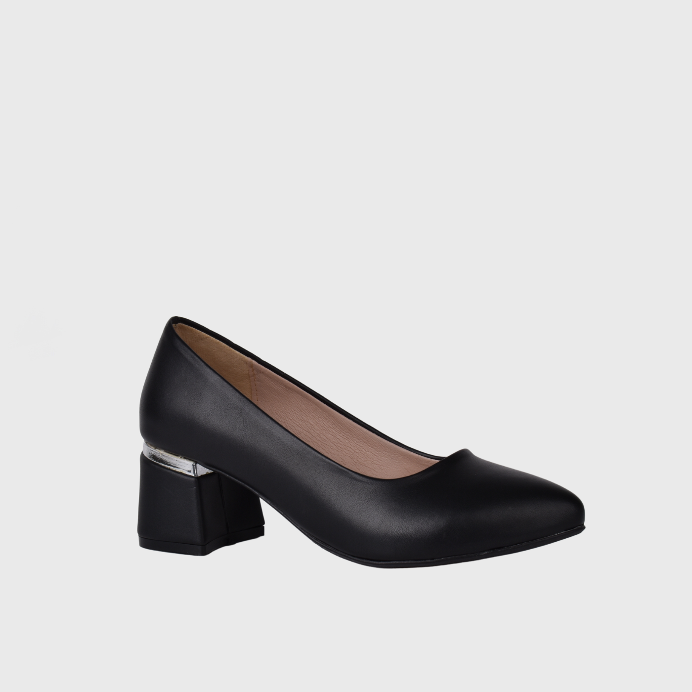 Black Basic Leather Shoe