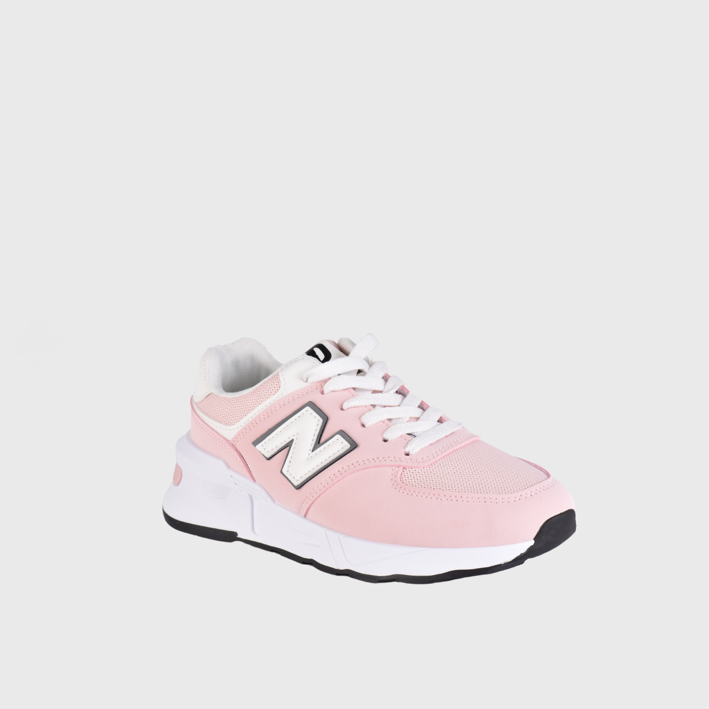 Pink Fashionable Sneaker with Trims